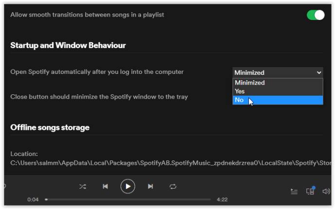 How to Stop Spotify From Opening on Startup - 3