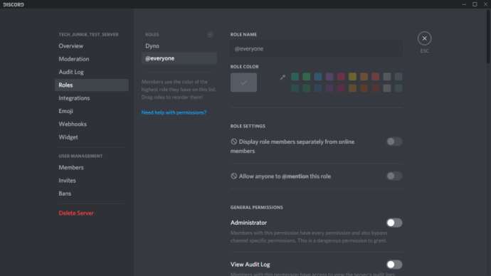 Discord adding roles step - 3