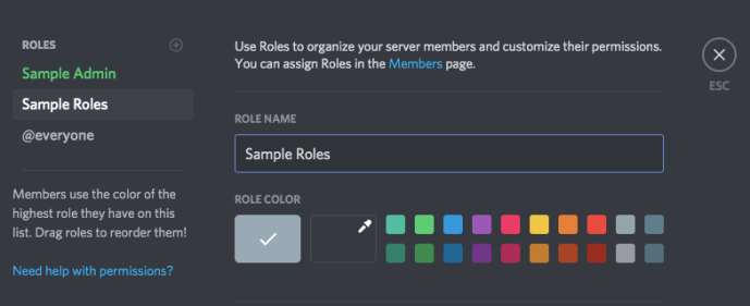 Discord adding roles step - 5