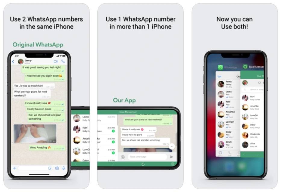 Dual messenger for WhatsApp