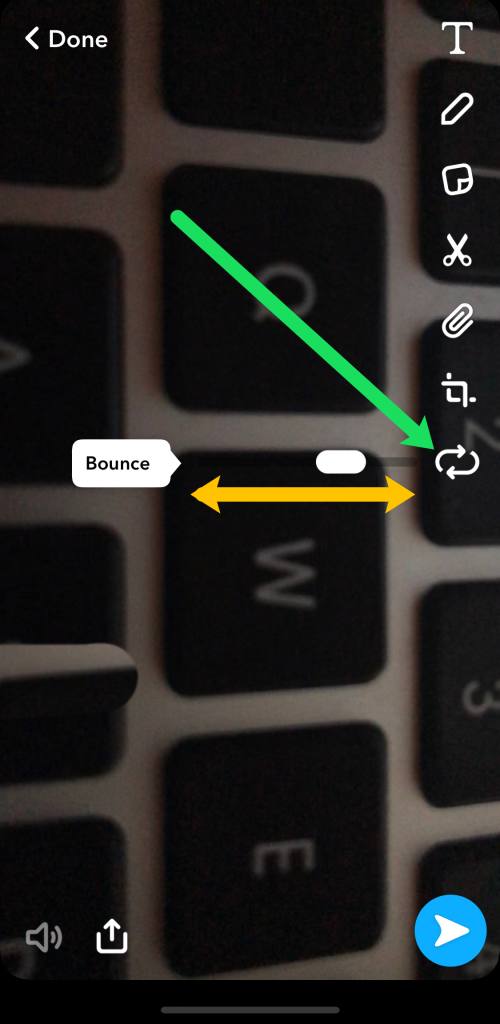 snapchat boomerang step 2