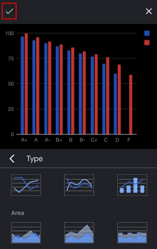 How to Make a Chart on Google Docs on an Android and iPhone - 5