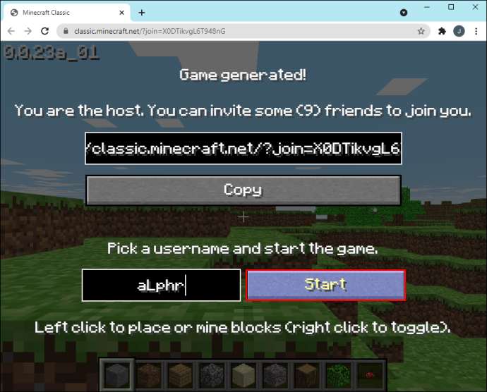 Minecraft classic on Windows - 6