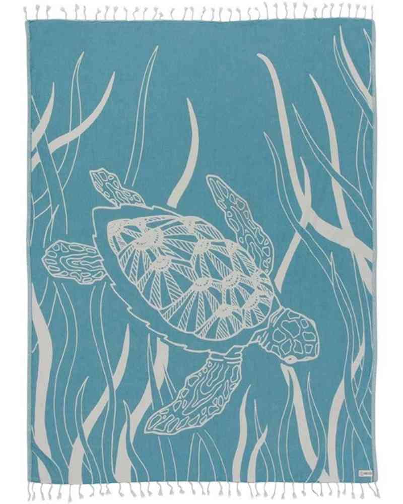 Sand Cloud Turquoise Turtle Seagrass - Large