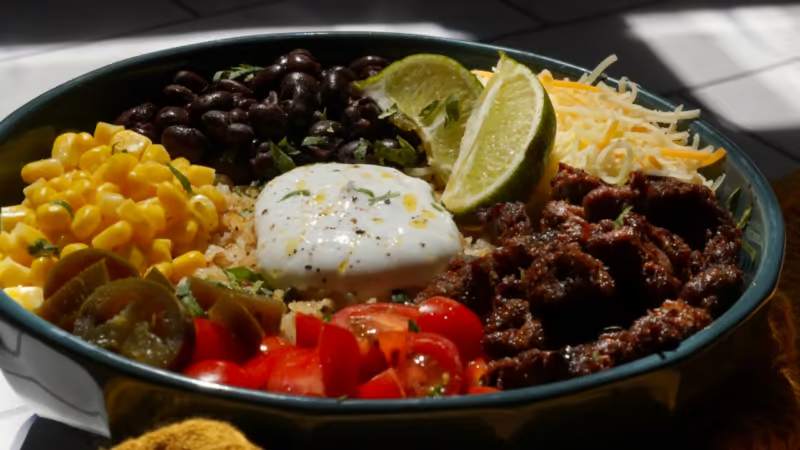 Steak Tip Burrito Bowl With Butcherbox