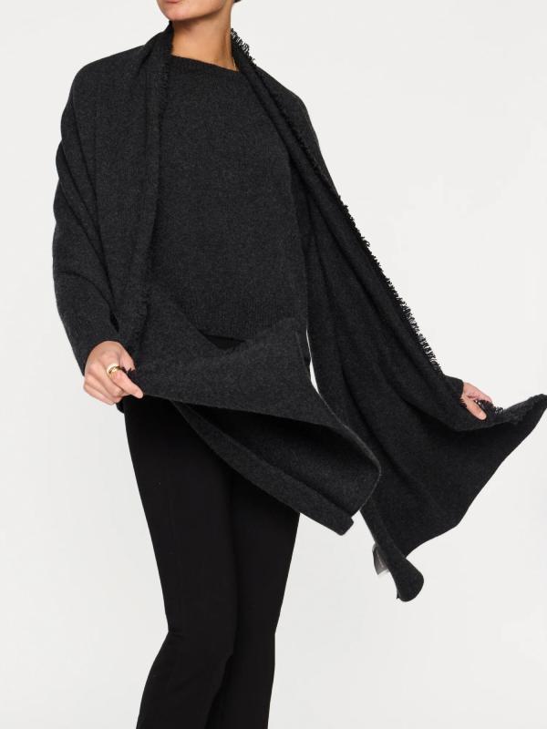 The Cashmere Fringe Wrap